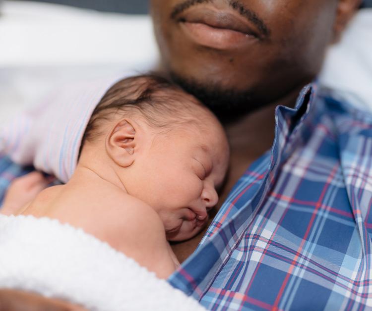 Father with his baby